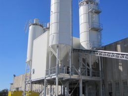 2 x Bolted Vertical Cement Silos 80m³ + Belt Conveyor