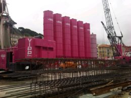 6 x Monolithic Vertical Bentonite Silos 50m³